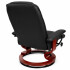 Sillón Ejecutivo Masaje Calefacción Apoyapies Cuerina NEGRO
