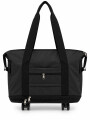 BOLSO DE VIAJE 3 NIVELES CON RUEDAS DESM NEGRO