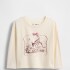 DIS LS CHARACTER TEE IVORY FROST