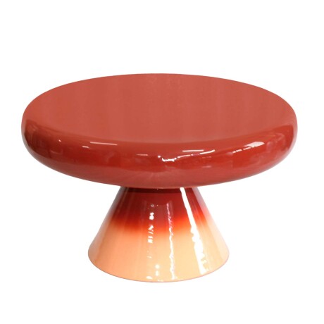 MESA RATONA METAL NARANJA SAGGITA TERRACOT