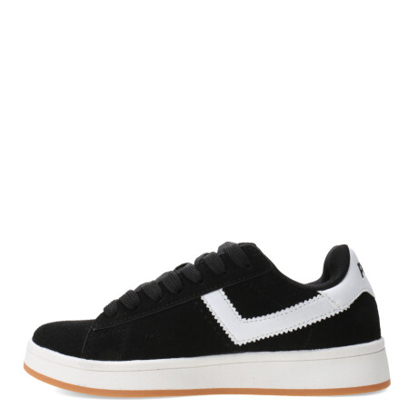 Championes de Mujer Pony Square W Negro - Blanco