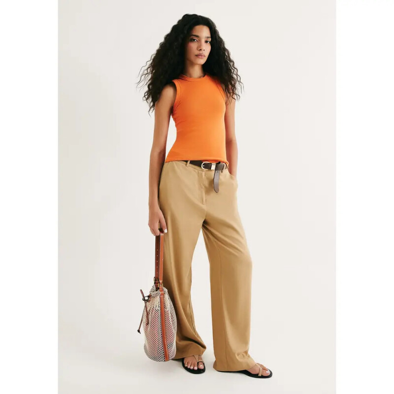 BLUSA SM FEM LARANJA ESCURO