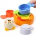Juego Didáctico Top Bright de Vasos Apilables 6 Piezas Naranja 2
