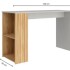 Escritorio Nórdico 1 Estante Blanco Miel 120 Cm Deco Blanco Blanco 1