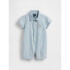 MFD B SS BTTN DOWN SHORTIE MEDIUM WASH