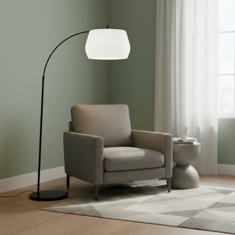 ARTEFACTO DECORATIVO DE PIE ORBIS Luminaria de Pie Orbis Blanca