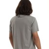 Remera Quiksilver Logo Gris