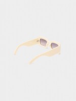 Gafas De Sol Rectangulares beige