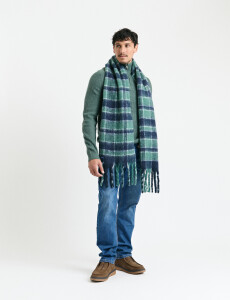 470587 SWEATER PUNTO MEDIO CIERRE HARRY Verde