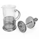 Cafetera francesa de vidrio y acero 800 ml GRIS