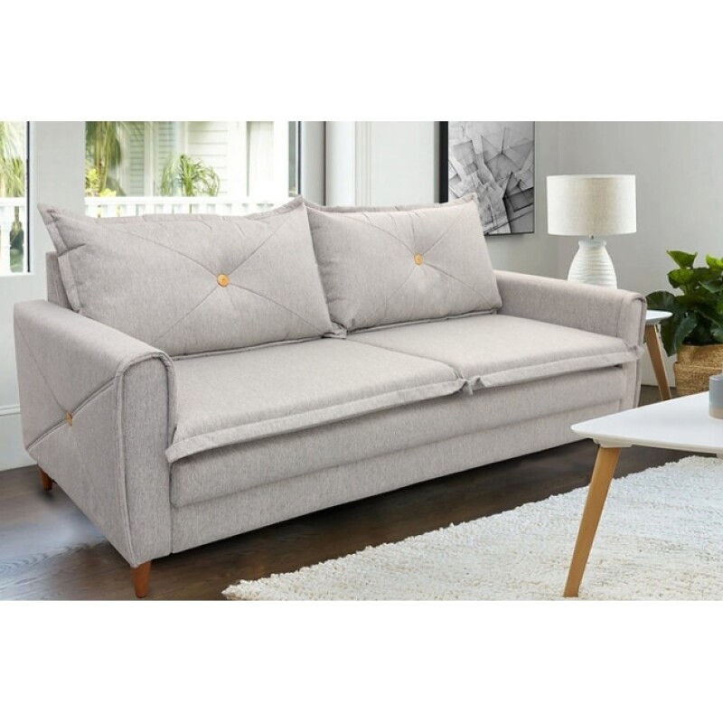 Sofa Fascinio 3 Cuerpos Gris Sofa Fascinio 3 Cuerpos Gris