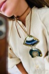 Cracked Necklace Multicolor