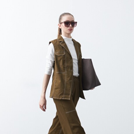 CHALECO BERTA Verde Musgo