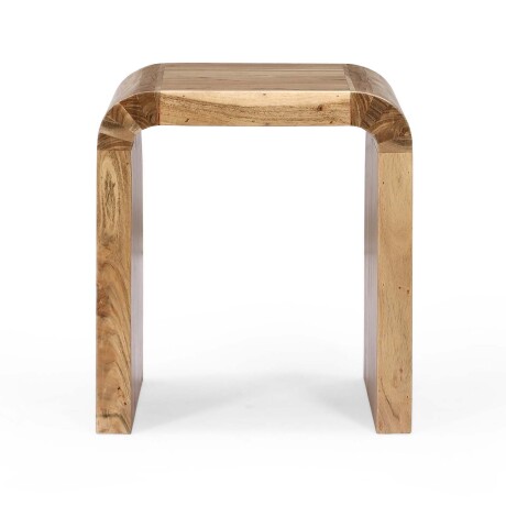 MESA LATERAL MADERA-ACACIA NATURAL-BEIGE ARCO NATURAL
