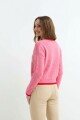 Sweater tejido jacquard frutilla ROSADO