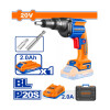 ATORNILLADOR PARA YESO DRYWALL A BATERIA 20V CON BATERIA 2.0AH + CARGADOR + ACCE ATORNILLADOR PARA YESO DRYWALL A BATERIA 20V CON BATERIA 2.0AH + CARGADOR + ACCE