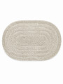 ALFOMBRA DE BAÑO OVAL COTTON BEIGE