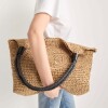 Bolso de playa Straw en raffia Marron