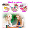 Set Uñas Infantil Para Decorar, Pintar Y Secar Set Uñas Infantil Para Decorar, Pintar Y Secar
