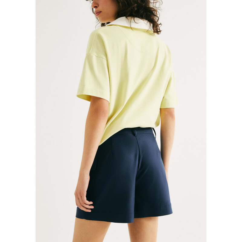 SHORTS FEM AZUL ESCURO