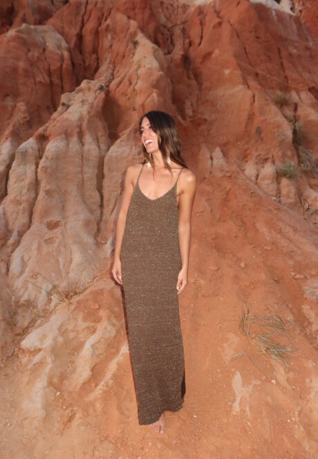 Preorder - Vestido new Zurich SS27 Coffee