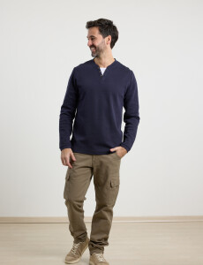 520911 T-SHIRT HARRY Azul Oscuro