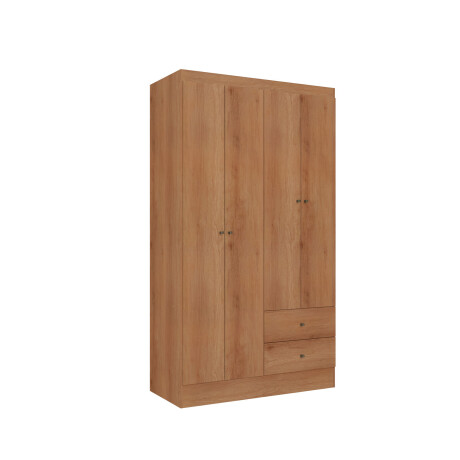 PLACARD ROPERO 4 PUERTAS MDP MARRON ASTRO II