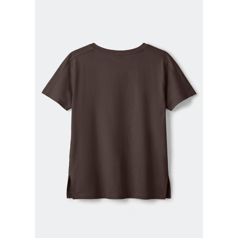 BLUSA MM FEM MARROM ESCURO