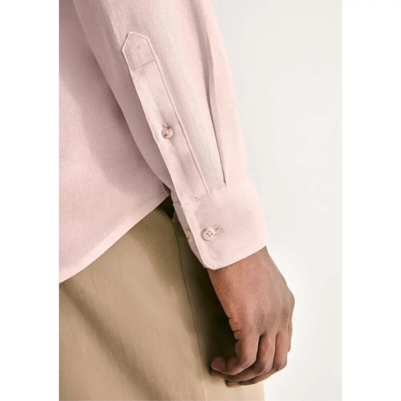 CAMISA MASC ROSA CLARO