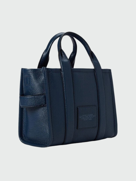 MARC JACOBS - THE LEATHER SMALL TOTE BAG Azul