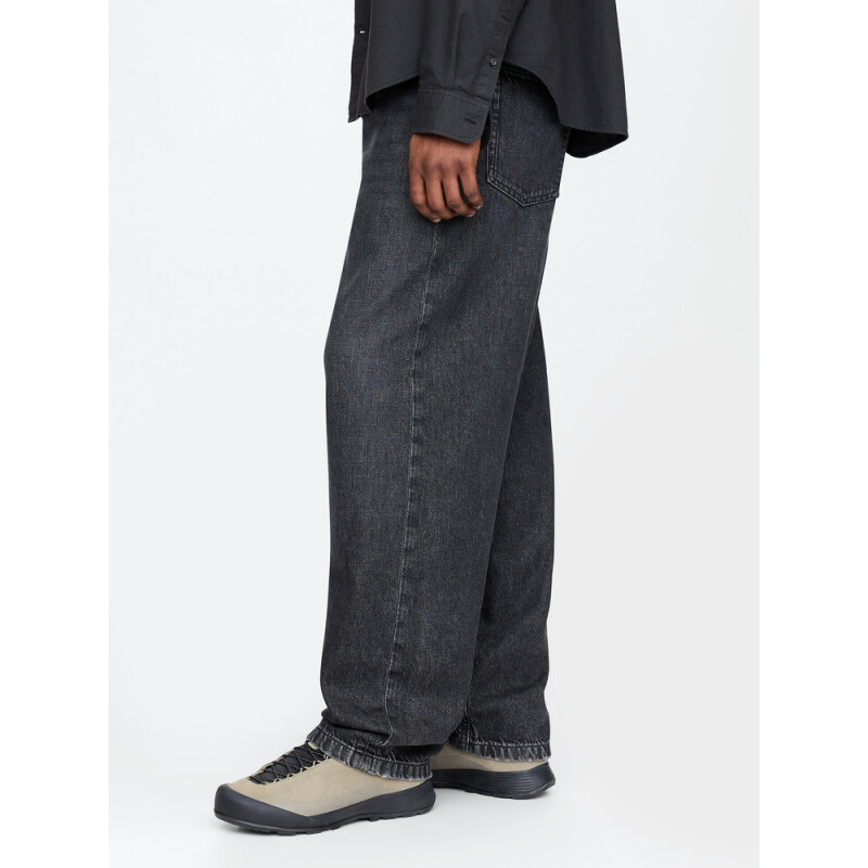 ULTRA SOFT PULL ON BAGGY BLACK WASH