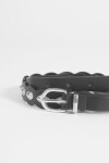 Cinturón wavy tachas negro