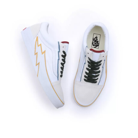 Championes Vans Old Skool Bolt White