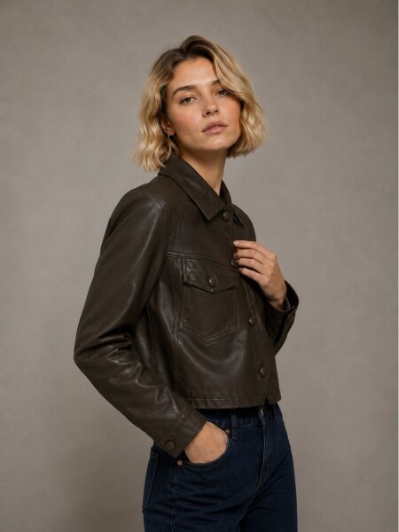 CAMPERA SLOWLY 8808 TIRA MARRON