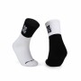 Medias Running Bicolor Unisex Negro/blanco