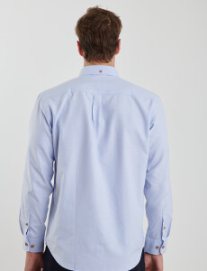 012587 CAMISA HARRINGTON LABEL Celeste