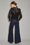JEN OXFORD PATCH RAW Azul