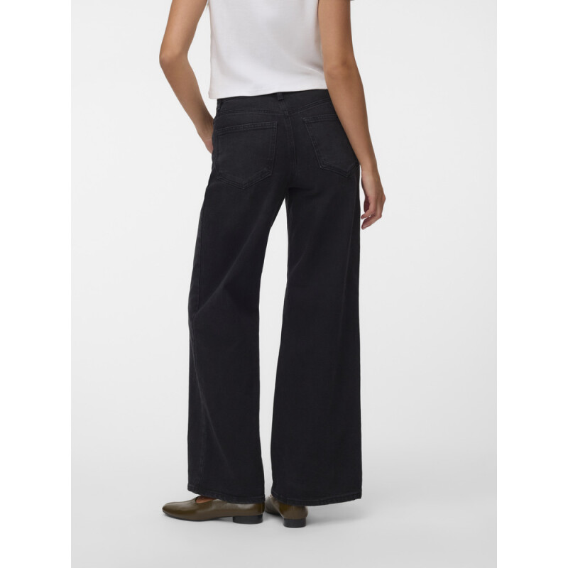 VMOLIVIA STRETCH HR WIDE JNS LI1101 NOOS BLACK DENIM