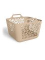 CESTO CALADO 30L BEIGE