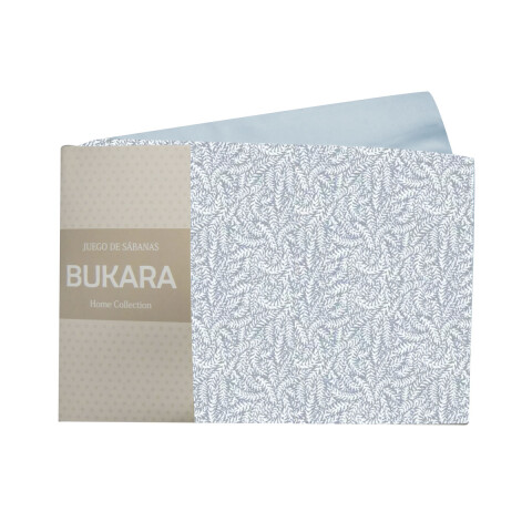 Juego Sábanas Queen Size Bukara 100% Microfibra 256-2