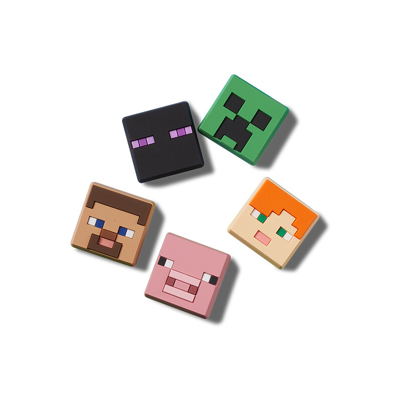 Jibbitz™ Charm Minecraft 5pack Multicolor