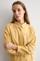 Camisa bordada y calada maiz