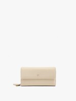 Cartera Textura Suave Con Solapa beige