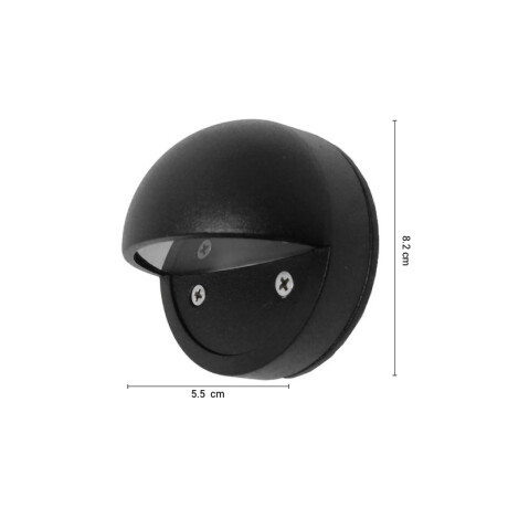AEEP9P0 Luminaria de Exterior Frog Negra