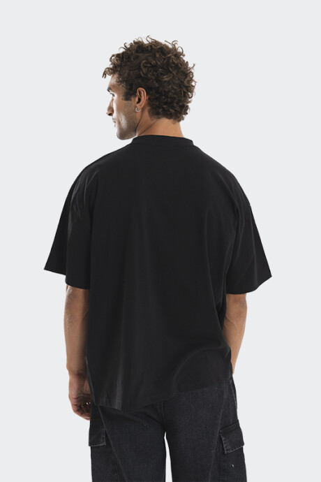 Remera Pulau Glitch Negro