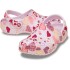 Classic VDay Clog K Pink Milk/hearts