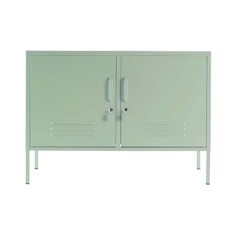 RACK PARA TV 2P METAL VERDE OLIVIA