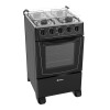 COMBO THOMPSON HELADERA FULL BLACK CON COCINA Y CAMPANA EXTRACTORA NEGRA Combo Thompson Heladera Full Black Con Cocina Y Campana Extractora Negra