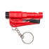 Mini Martillo Seguridad Autos Llavero Rompe Vidrios Ventanas Color Rojo