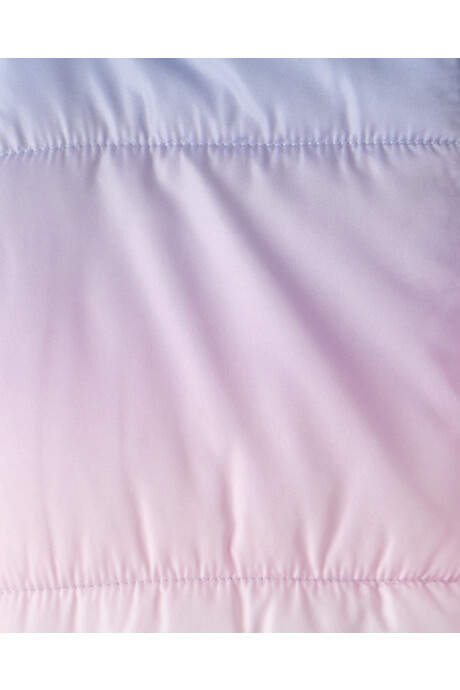 Campera puffer, diseño arcoíris. Talles 2-4T Sin color